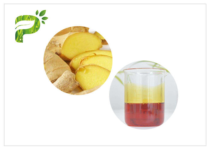 Yellow Liquid Natural Essential Oils Ginger Oil CAS 8007 08 7 For Shampoo